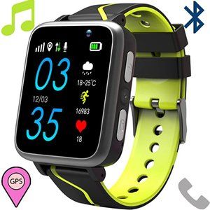 Kids' Smart Watch in Neon Green and Black